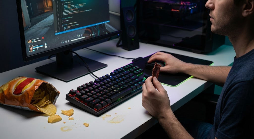 Gustarea gamerilor —  De ce jerky-ul e mai bun decât chipsurile?