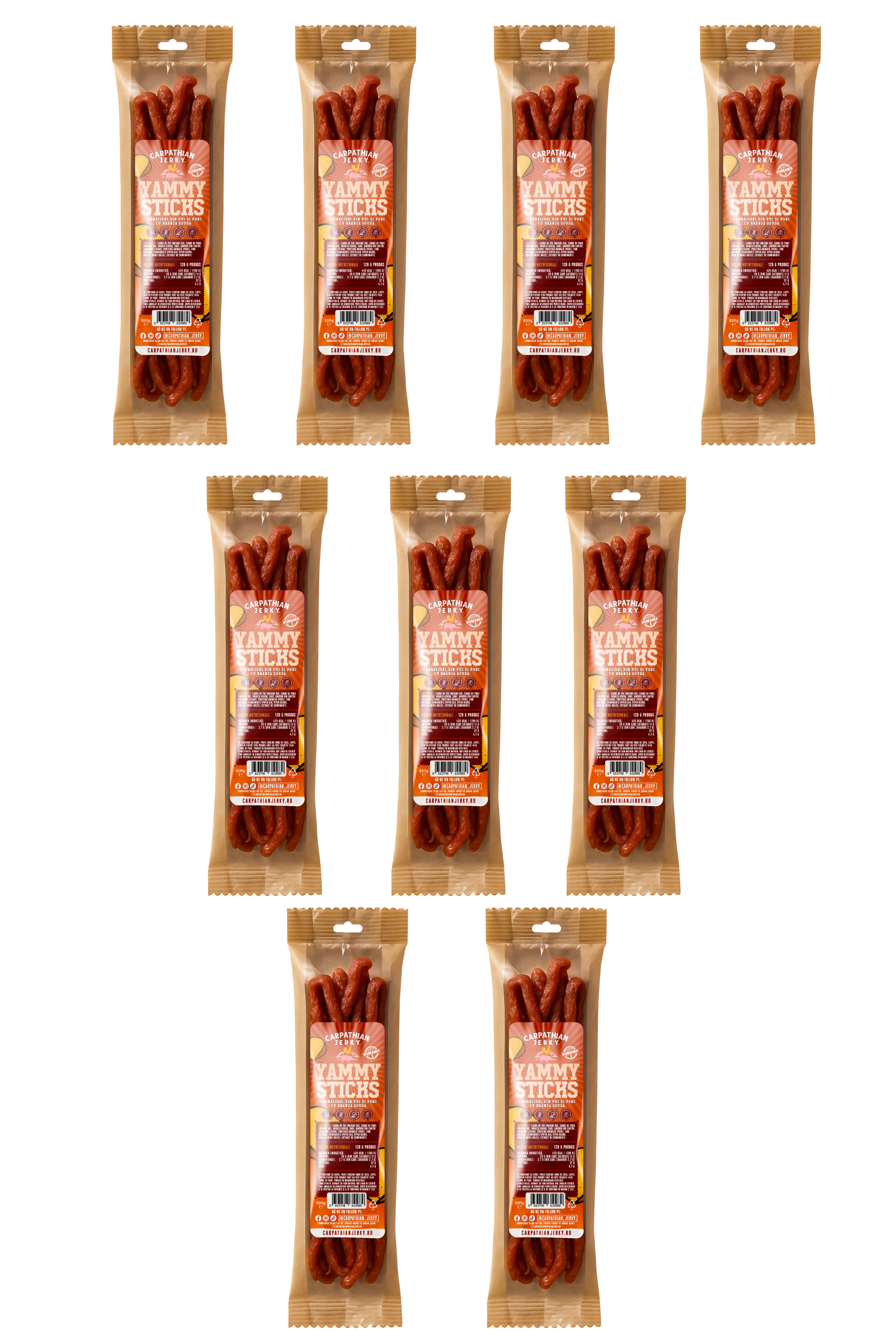 Carpathian Jerky Maxi Sticks