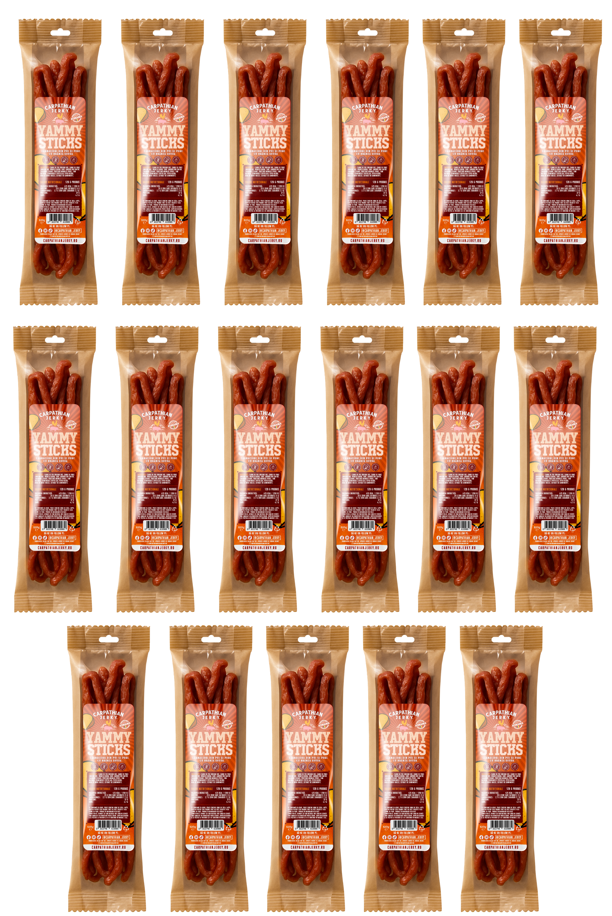 Carpathian Jerky Maxi Sticks