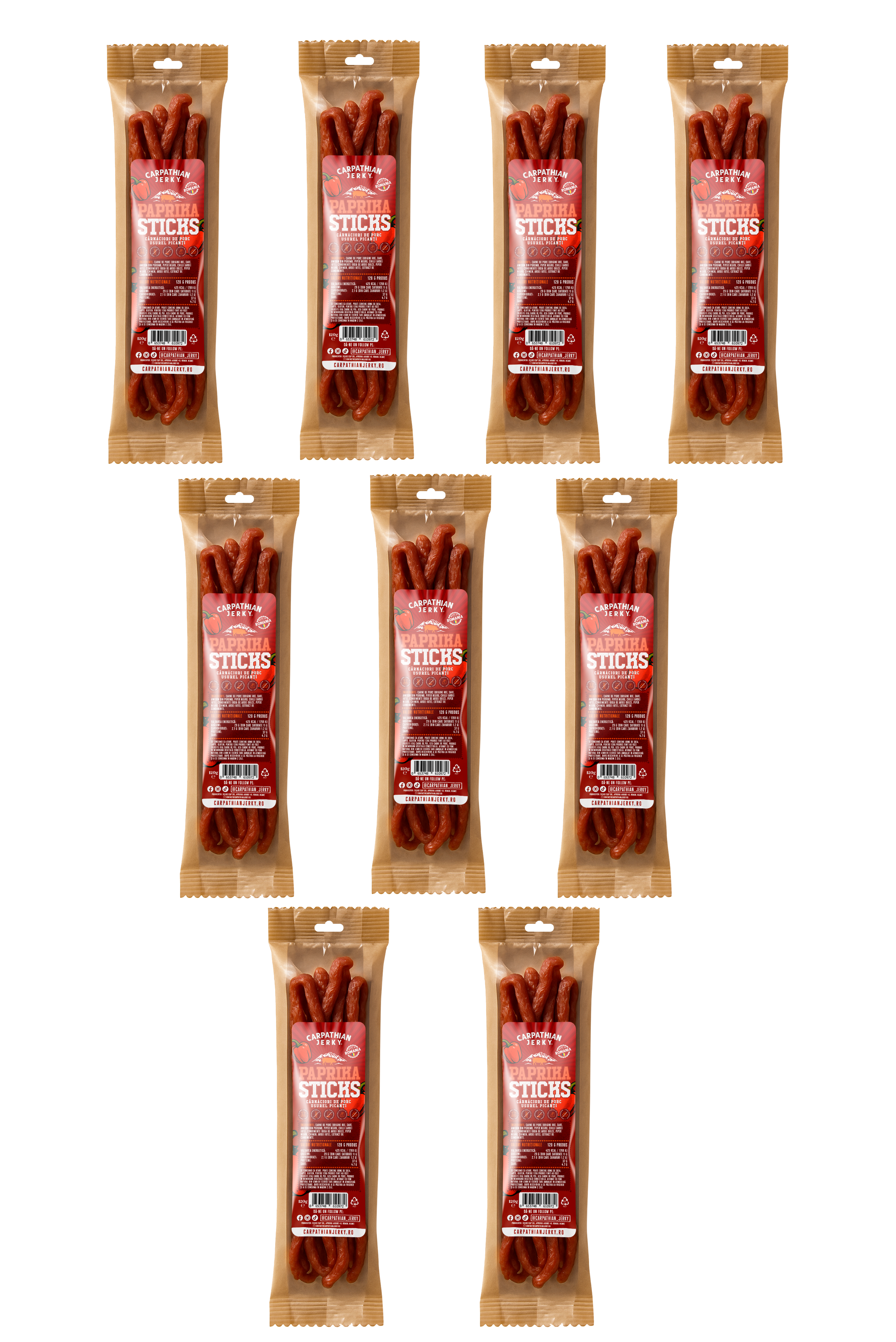 Carpathian Jerky Maxi Sticks
