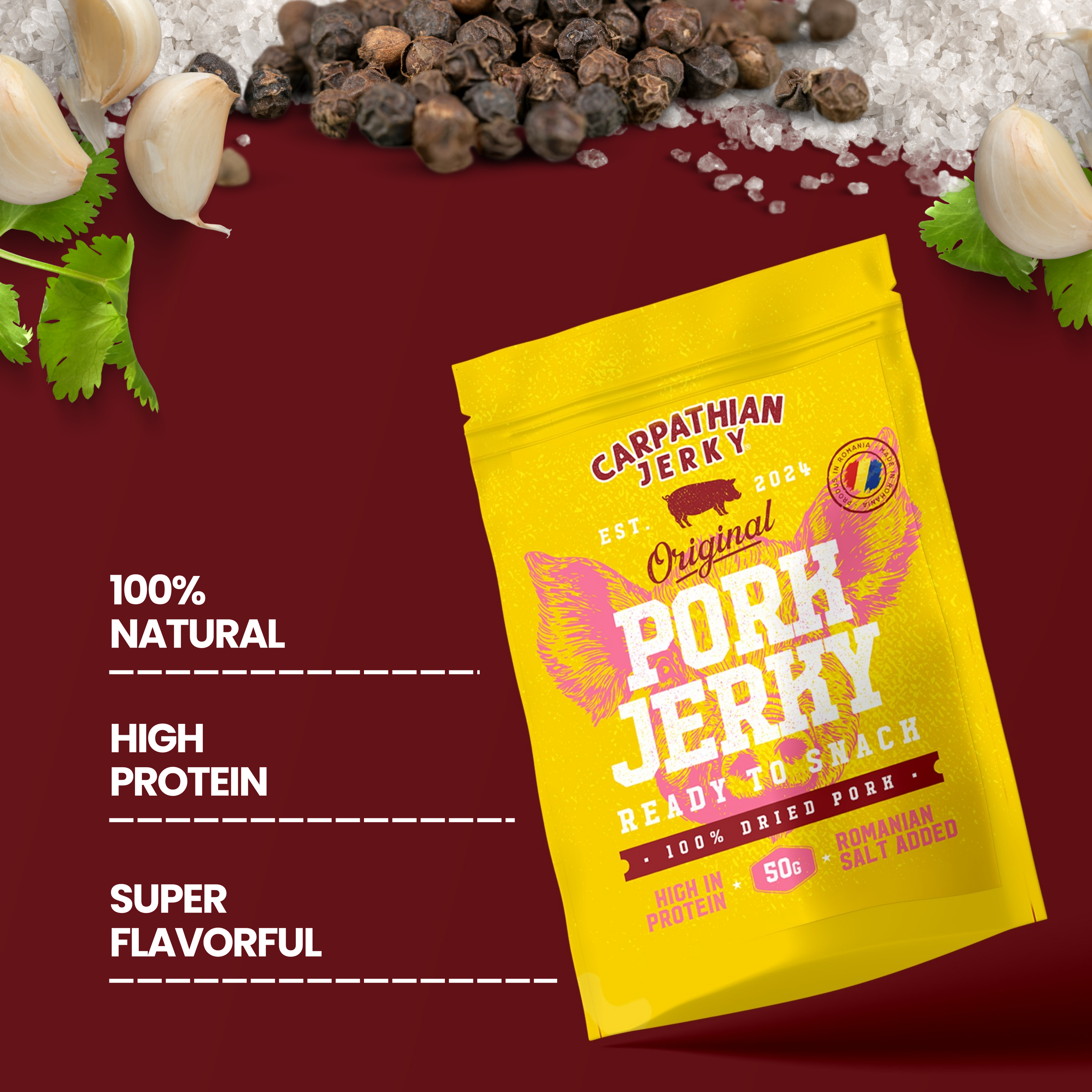 Carpathian Jerky w stylu amerykańskim