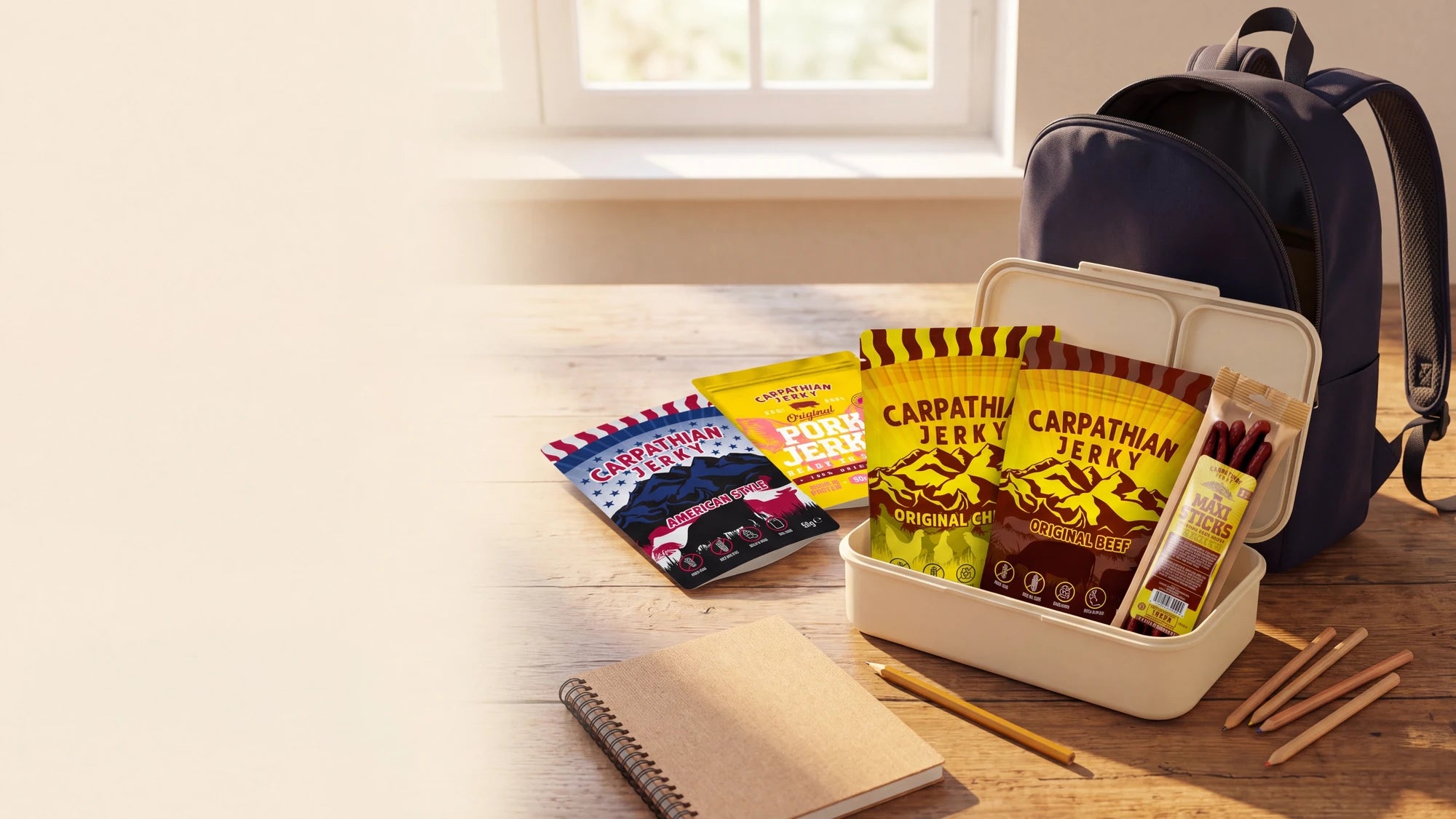 Carpathian Jerky Mix für die Schulpause